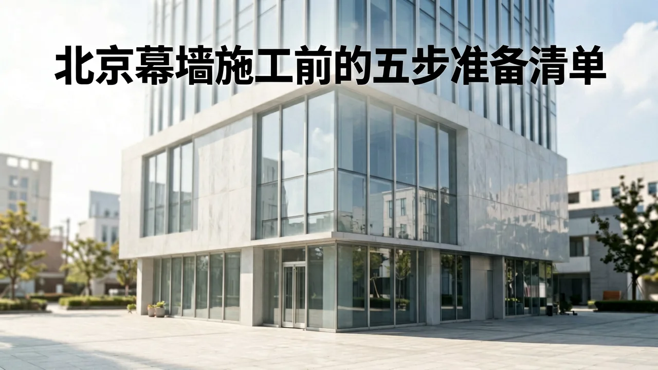 北京幕墙施工前的五步准备清单
